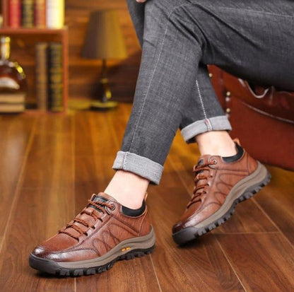 Herren Freizeitschuhe Echtes Rindsleder Orthopädisch