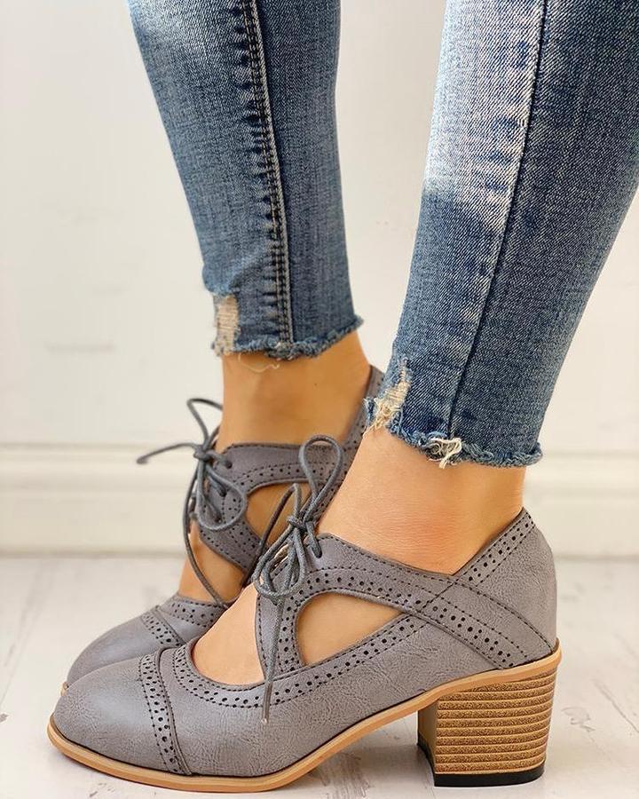 Damen Orthopädische Schuhe Retro Vintage Stil