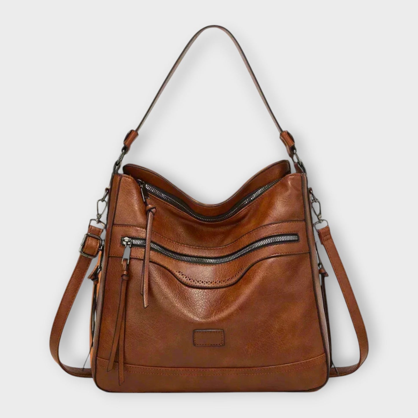 Damen Schultertasche Modern Eleganz Leder