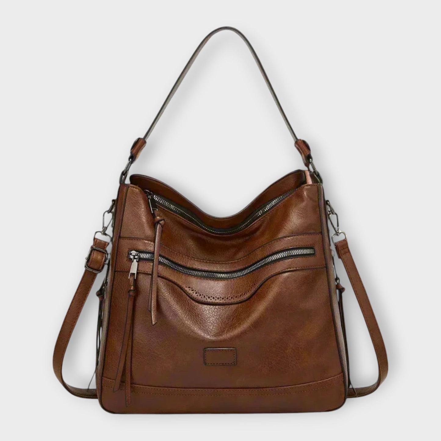 Damen Schultertasche Modern Eleganz Leder