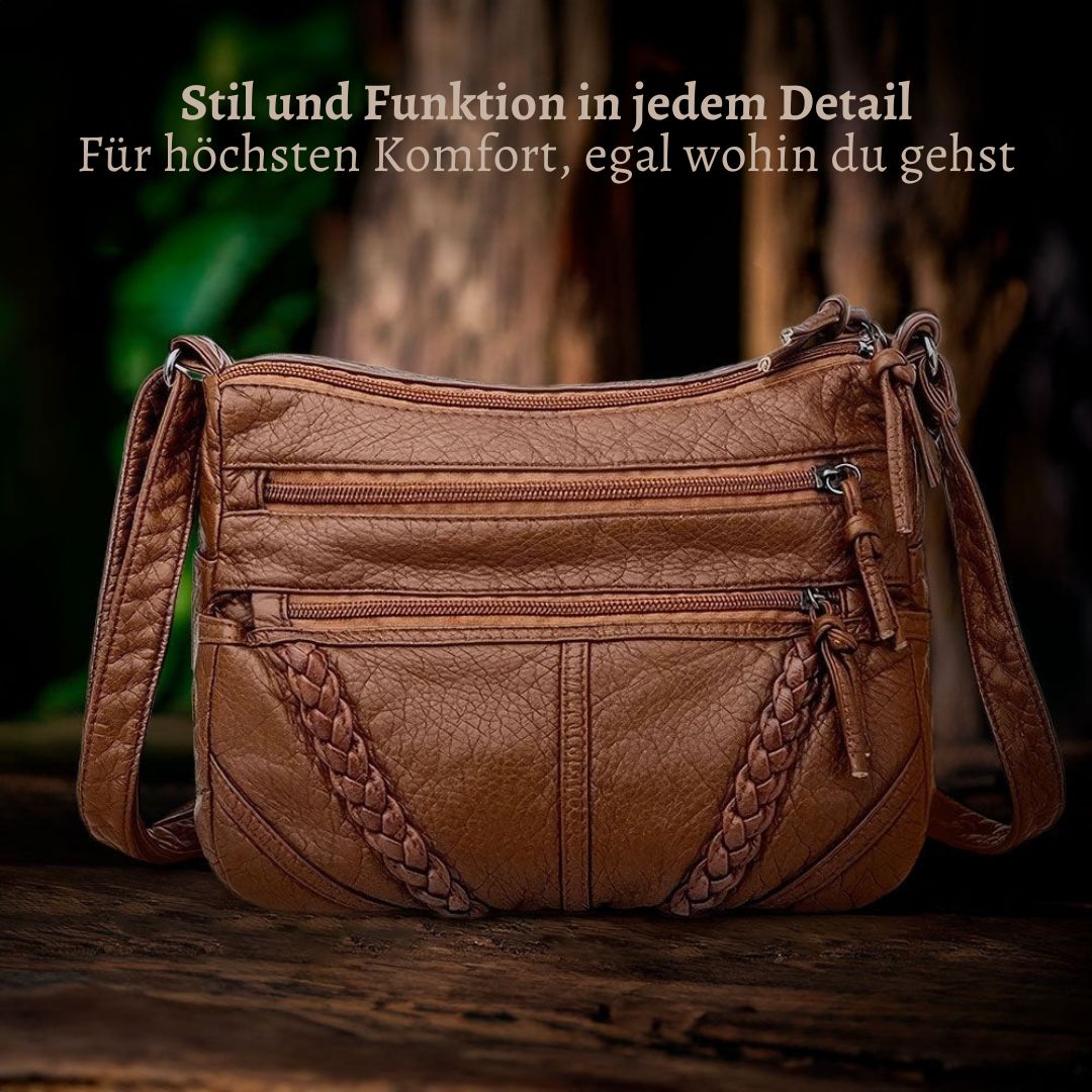 Elegante Damen Lederhandtasche