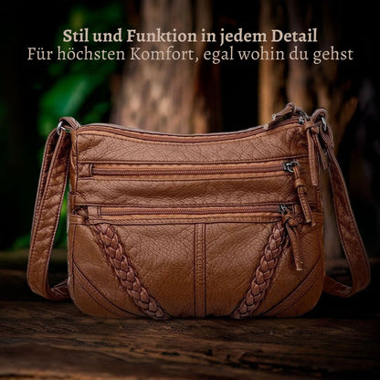 Elegante Damen Lederhandtasche