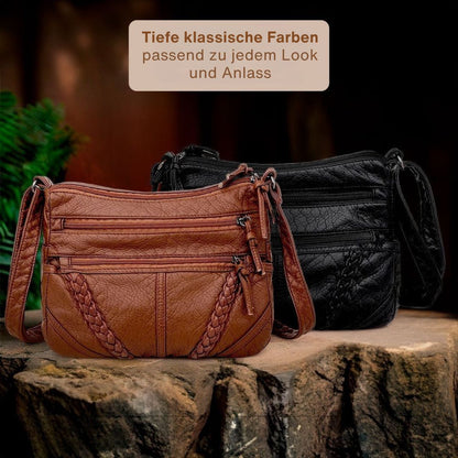 Elegante Damen Lederhandtasche