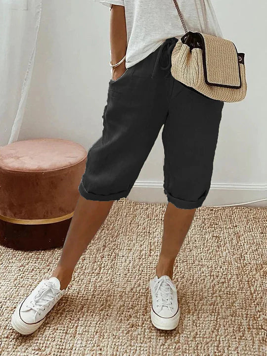 Norvielle Damen Shorts Baumwolle