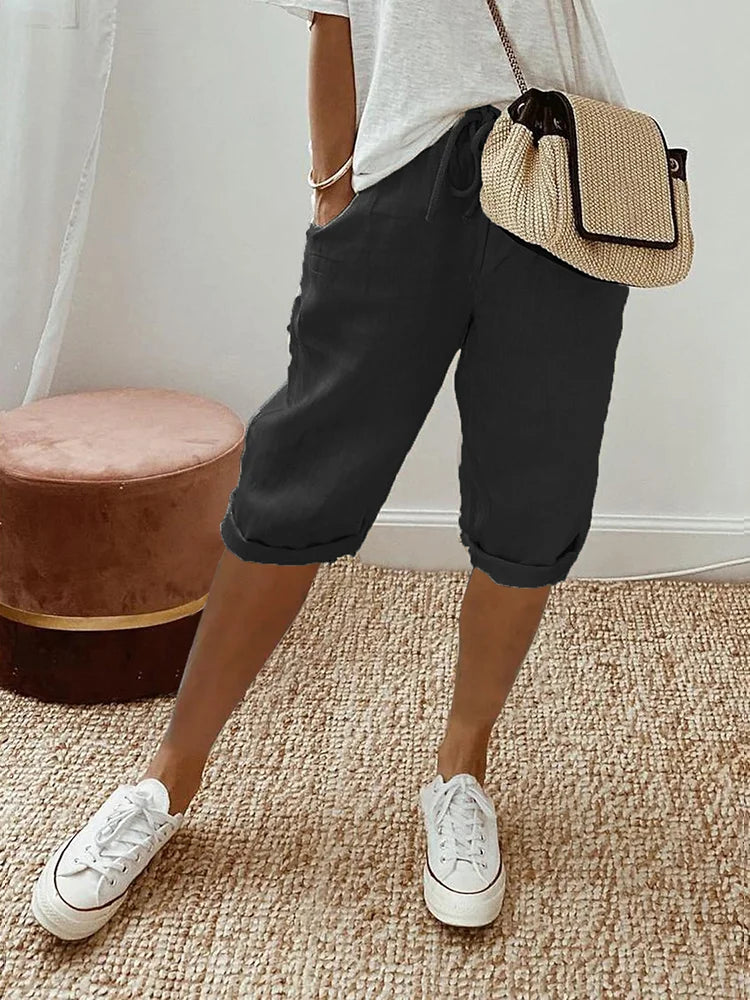 Damen Atmungsaktive Knielange Hose - Norvielle