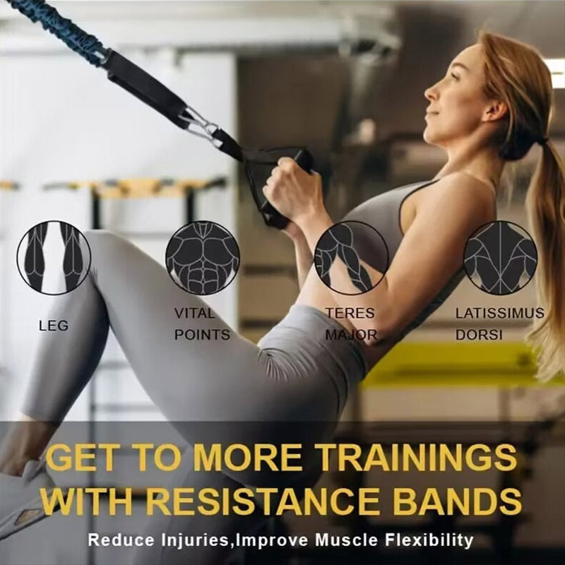 Stärketraining Set für Zuhause mit Liegestützgriffen und