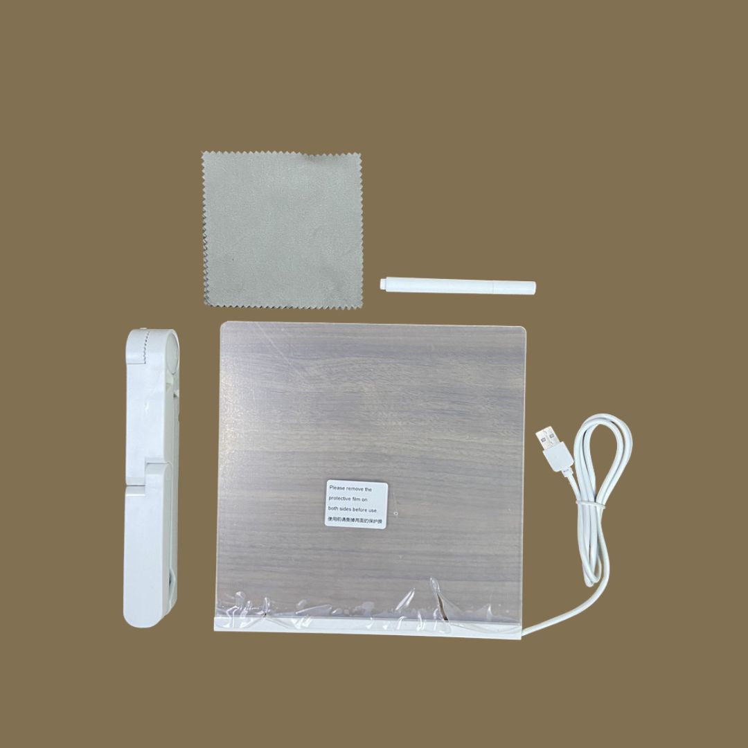 Kinder LED Schreibtafel Leuchtendes Zeichenbrett