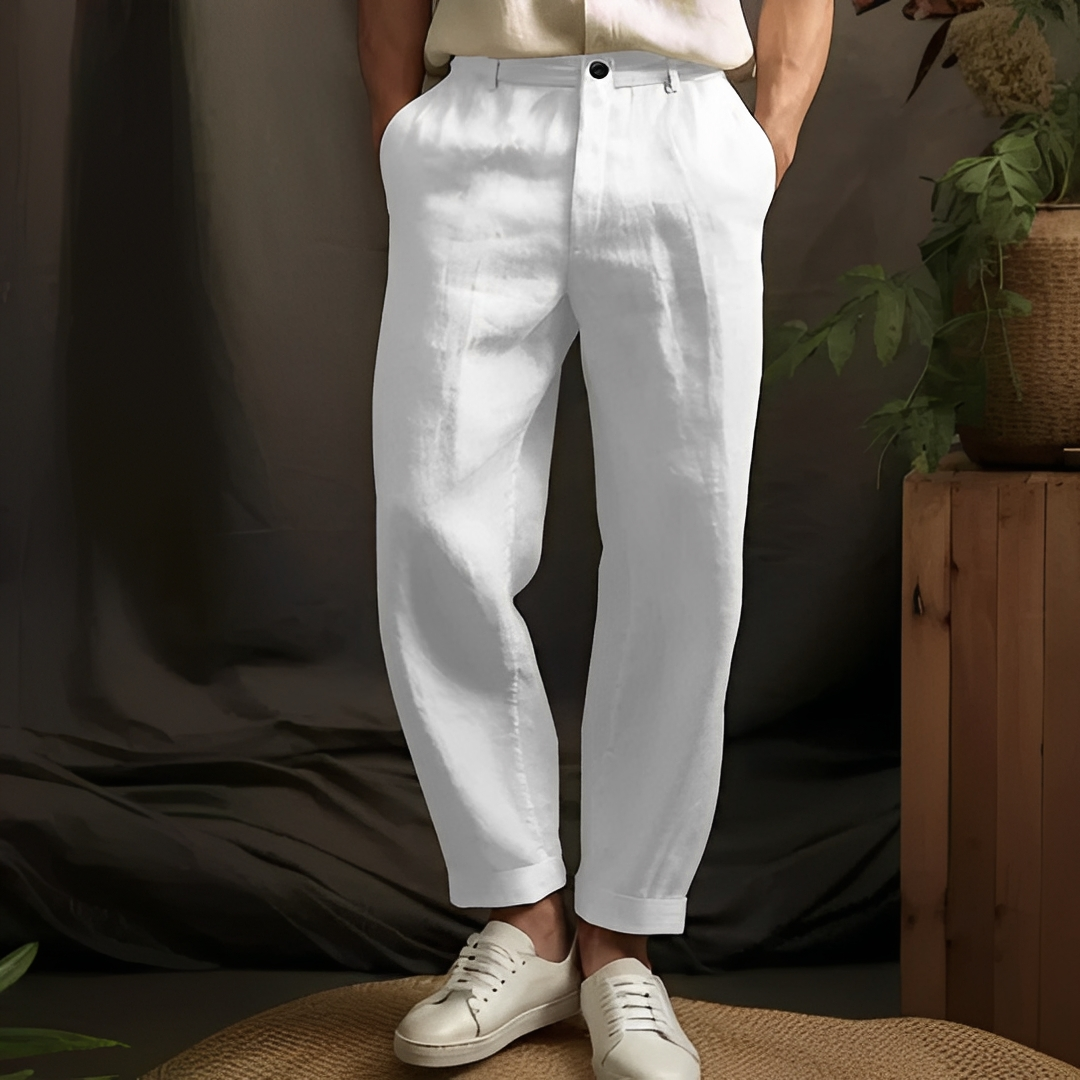 Herren Freizeithose Gerade Geschnitten Bequem