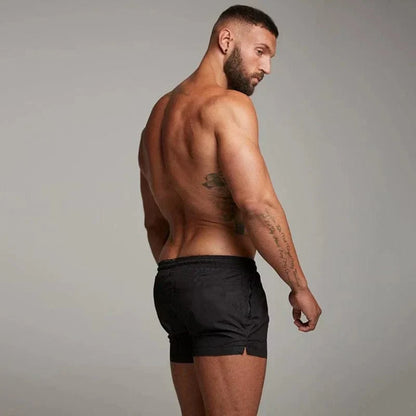 Herren Badeshorts Kurz Mit Tasche