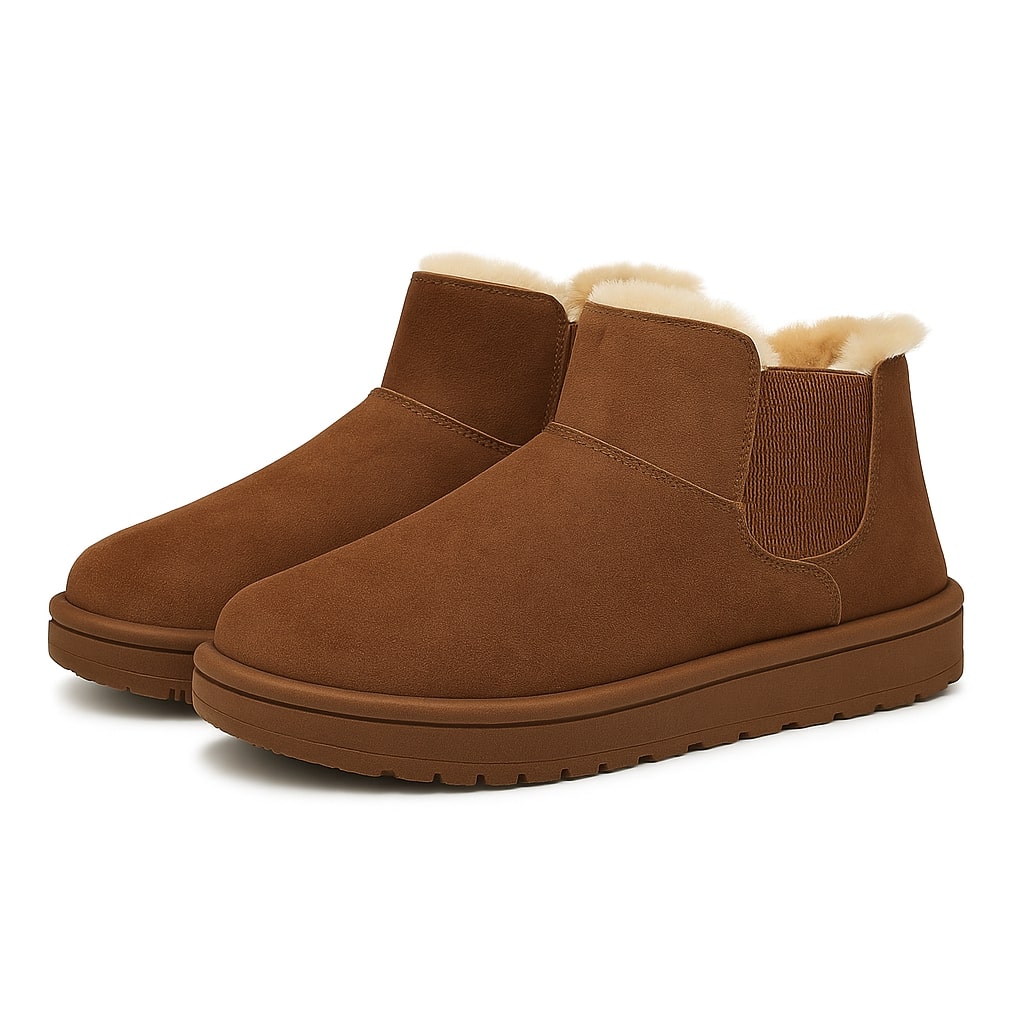 Damen Winterstiefel Warm Gefüttert