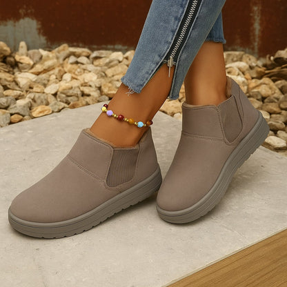 Damen Winterstiefel Warm Gefüttert