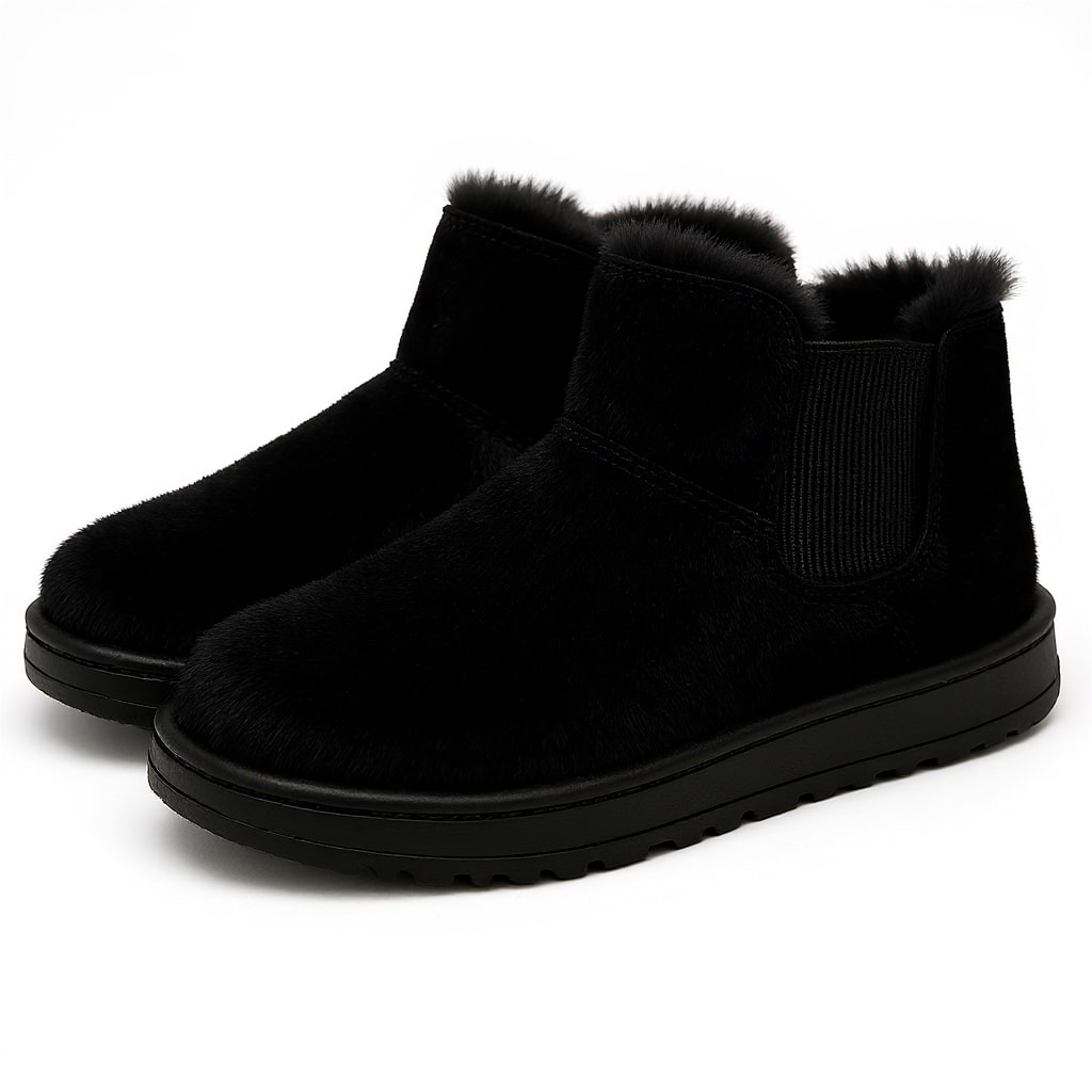 Damen Winterstiefel Warm Gefüttert