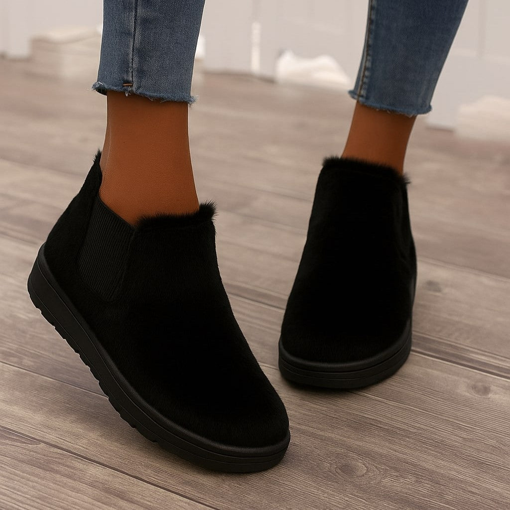 Damen Winterstiefel Warm Gefüttert