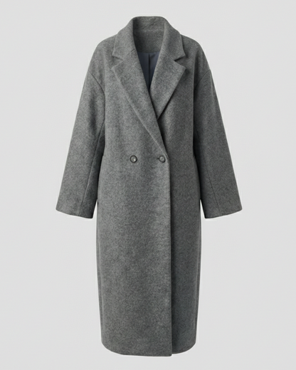 Damen Wollmantel Oversized