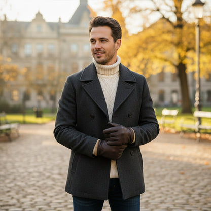 Herren Winterhandschuhe Warm Bündchen