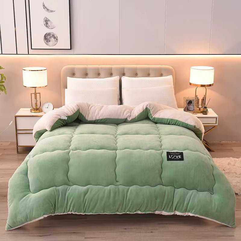 Sherpa-Decke Lambswool Atmungsaktiv Wärme Beige