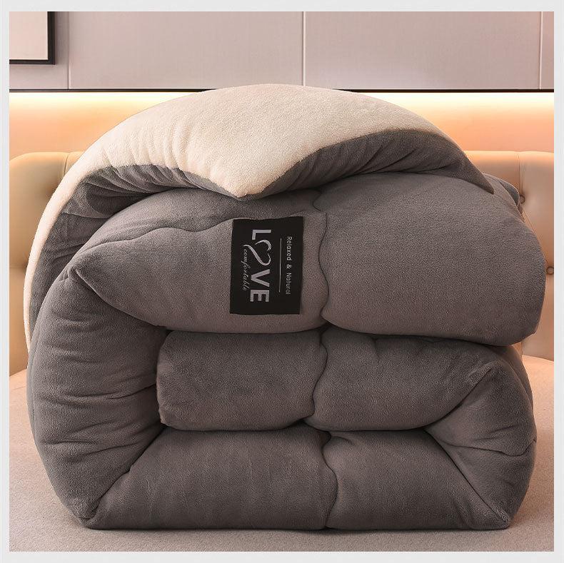 Sherpa-Decke Lambswool Atmungsaktiv Wärme Beige
