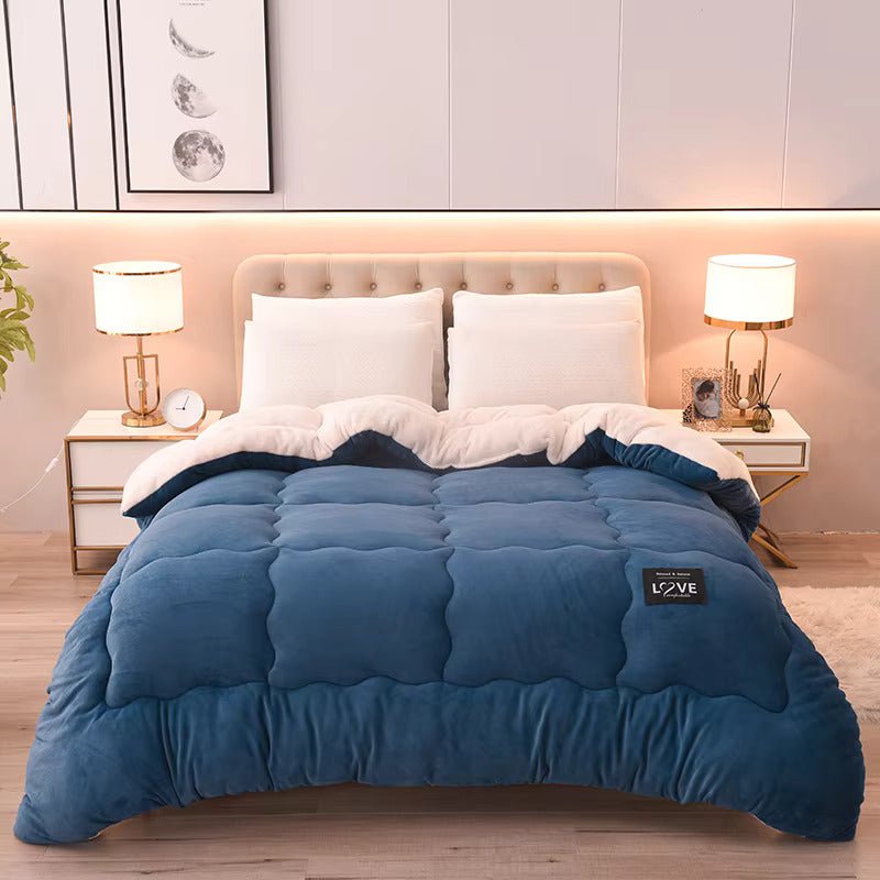 Sherpa-Decke Lambswool Atmungsaktiv Wärme Beige