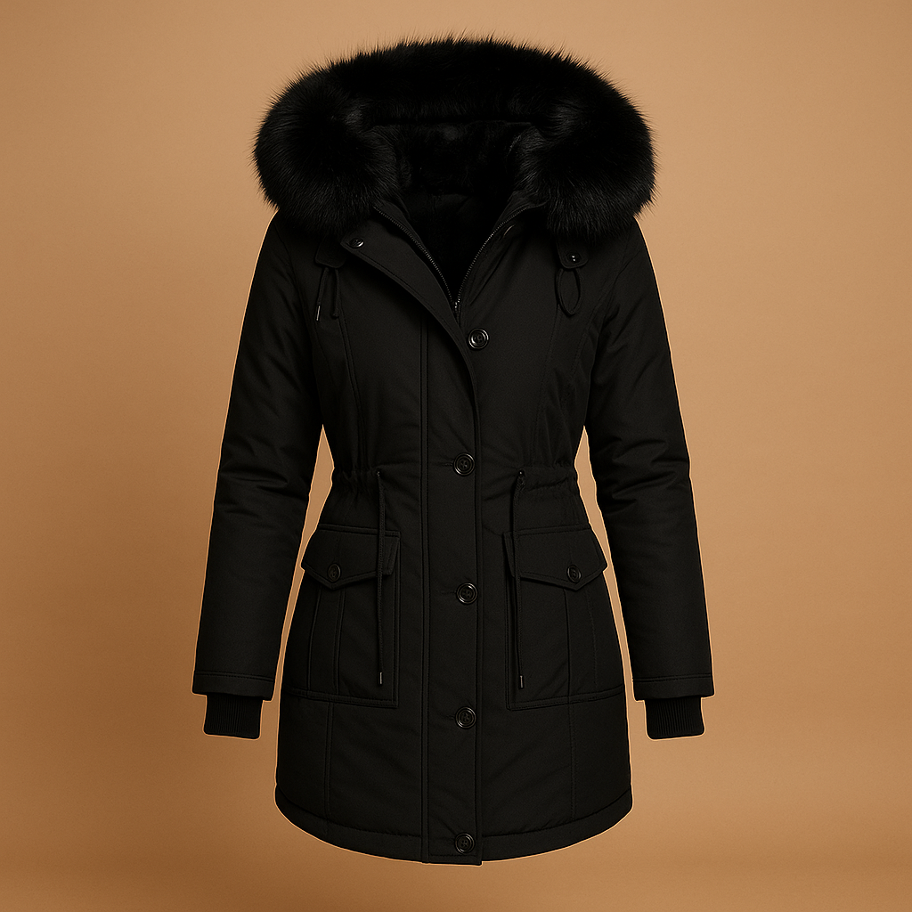 Damen Winterjacke Wasserdicht Isoliert Lang
