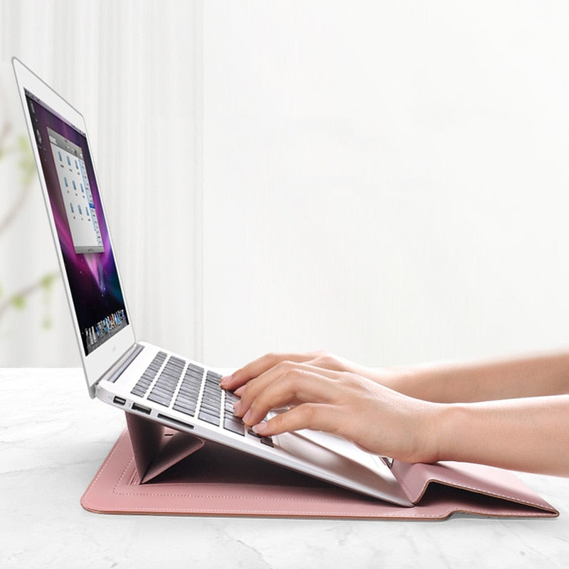 Laptop-Tasche mit Ständer 15,6 Zoll Polyester