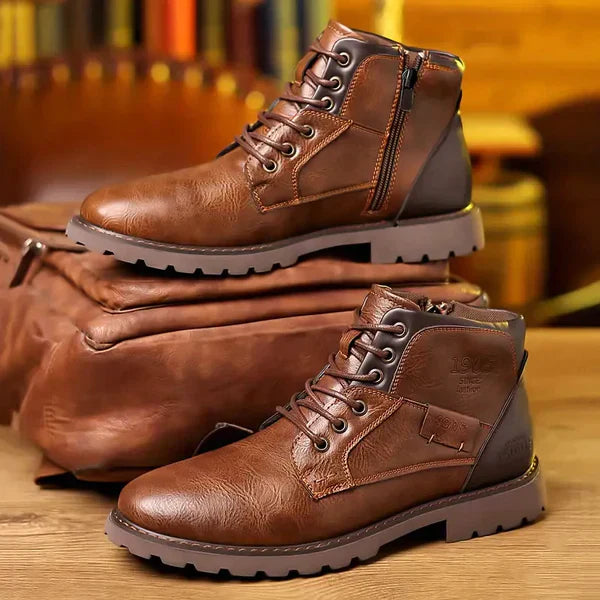 Herren Stiefel Hohe Schaftform Geschlossen