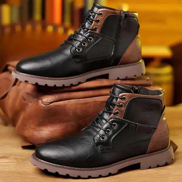 Herren Stiefel Hohe Schaftform Geschlossen