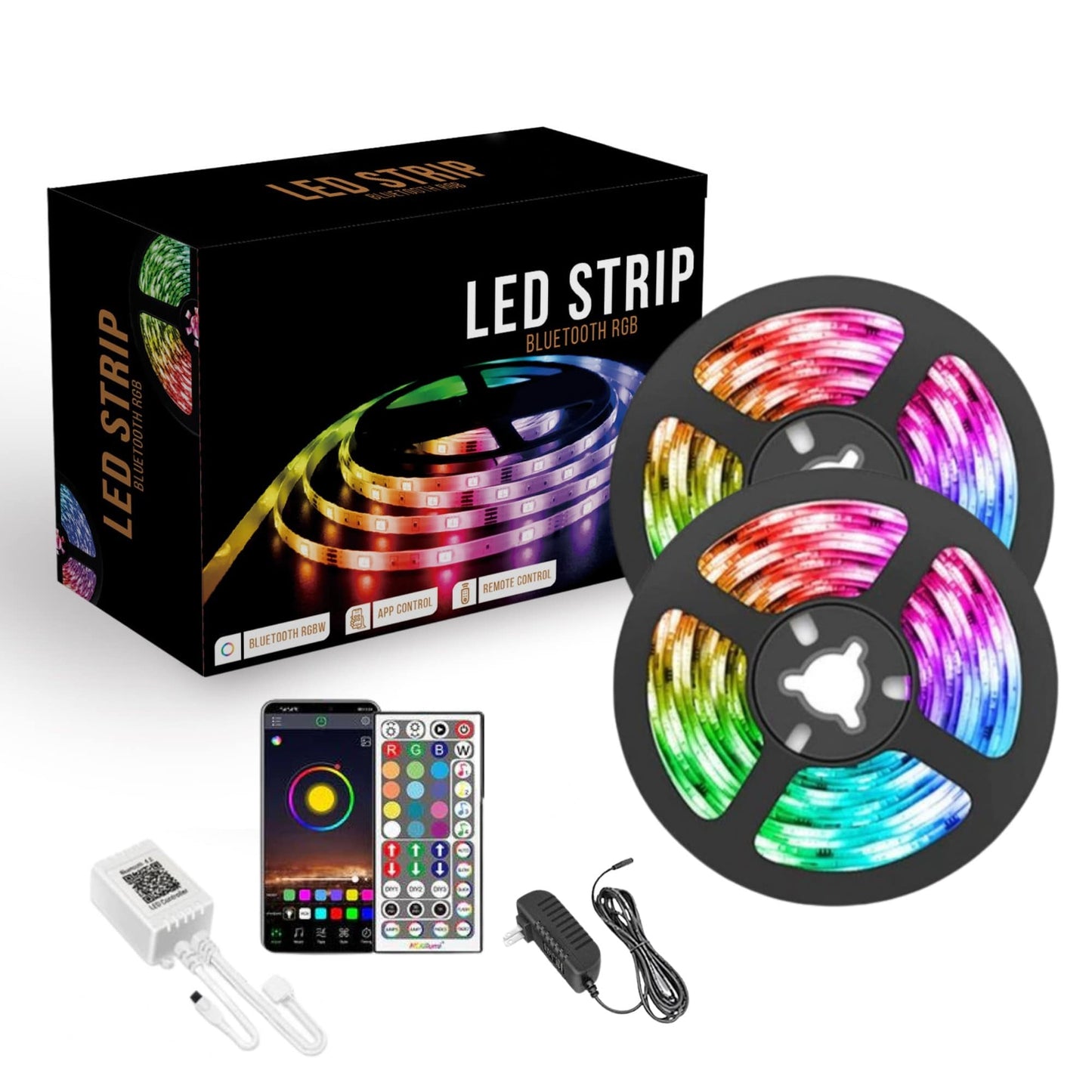LED Streifen 15m mit App und Fernbedienung
