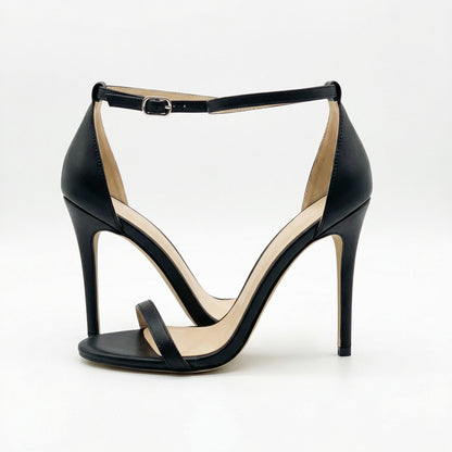 Norvielle Damen Stiletto Absatzsandalen Fischmundschnalle Hochhackig