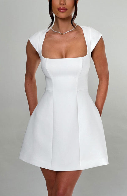 Ivory Damen Minikleid