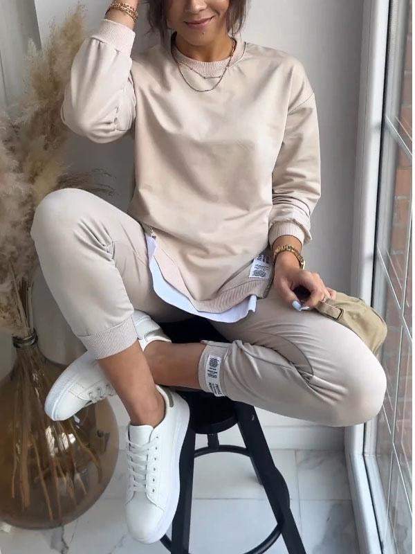 Norvielle Damen Loungeanzug Bequem