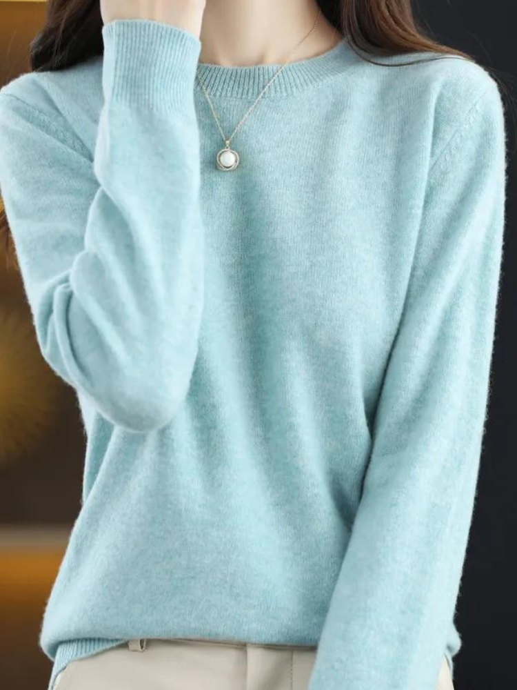 Damen Klassische Wollpullover
