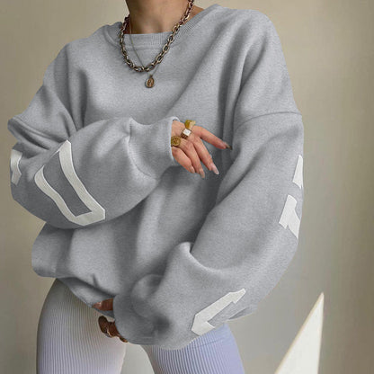 Damen Oversize Pullover Modisch Großzügig