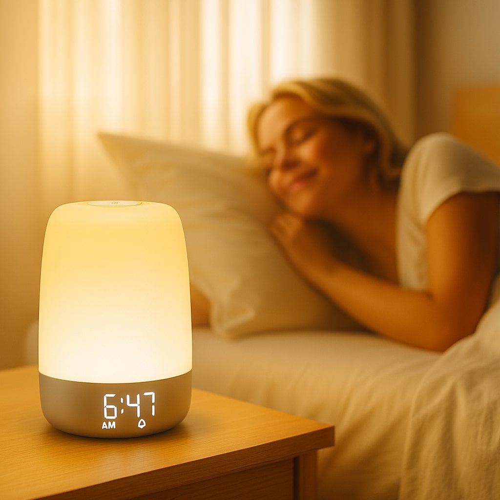 Tageslicht Wecker Lichttherapie Lampe
