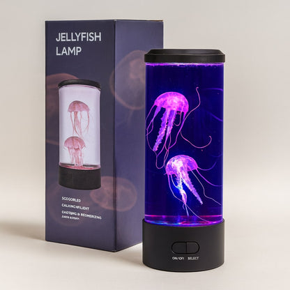 LED Tischlampe Quallen-Effekt Nachtleuchte