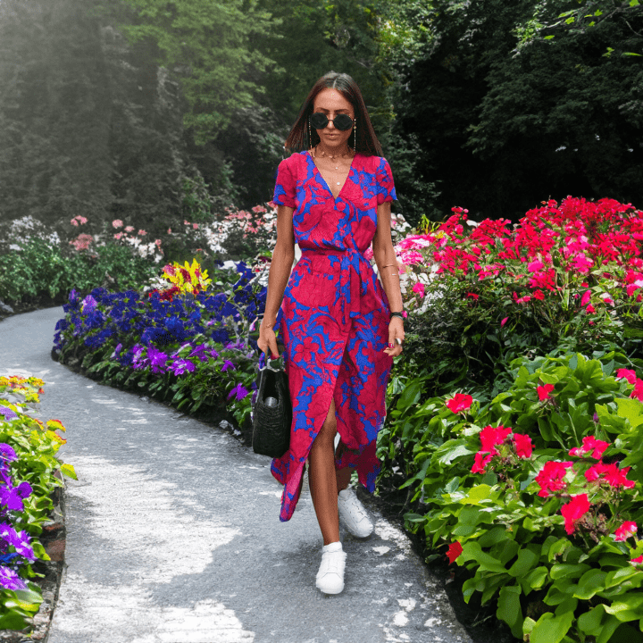 Norvielle Damen Buntkleid - Norvielle
