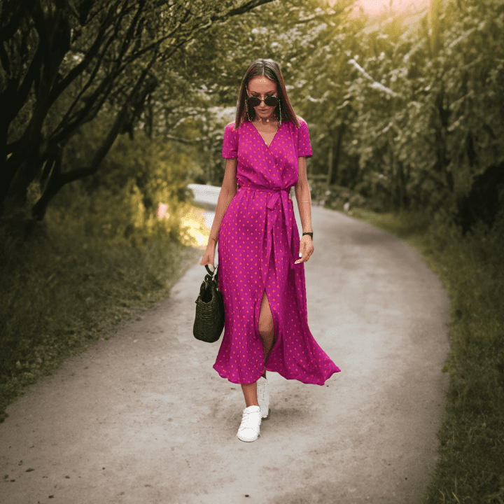 Norvielle Damen Buntkleid