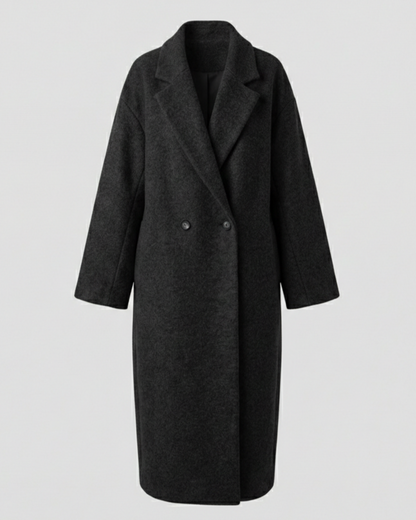 Damen Wollmantel Oversized