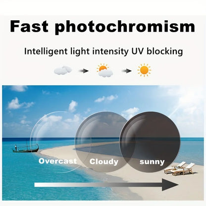 Progressive Lesebrille mit Fototropen Gläsern