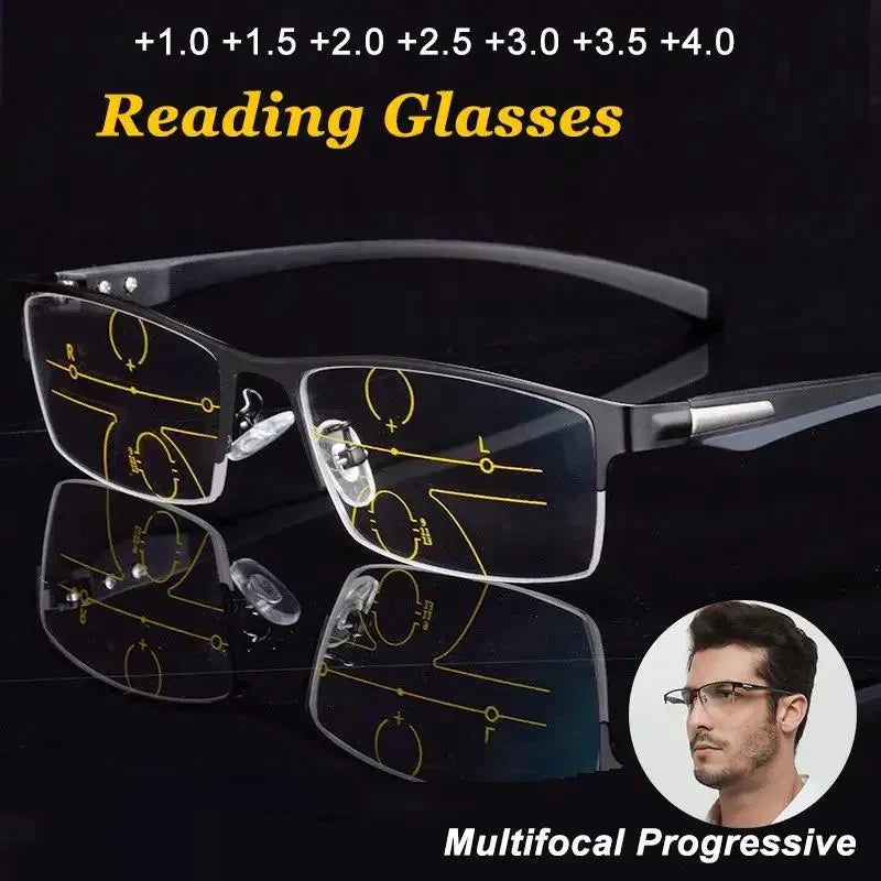 Progressive Lesebrille mit Fototropen Gläsern
