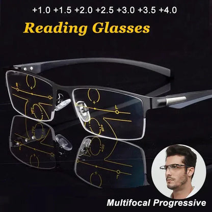 Progressive Lesebrille mit Fototropen Gläsern