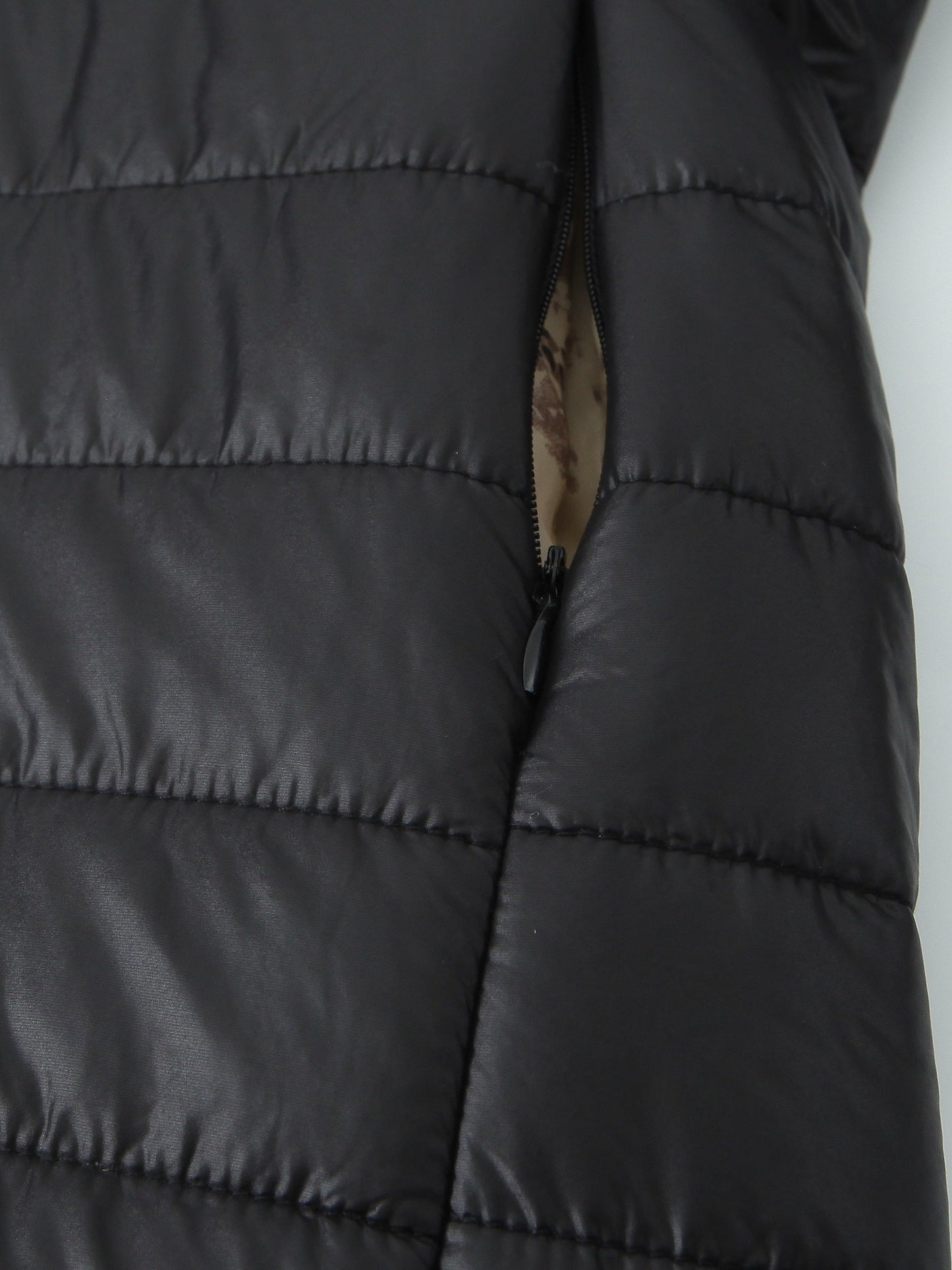 Damen Steppjacke mit Kapuze Fleece