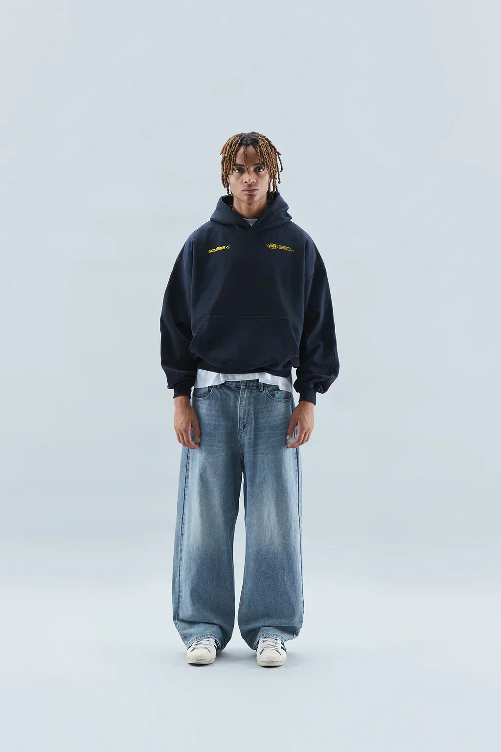 Oversize Herren Hoodie Kapuze Baumwolle