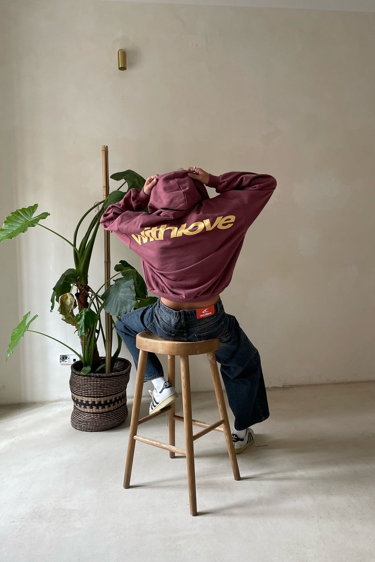 Oversize Herren Hoodie Kapuze Baumwolle