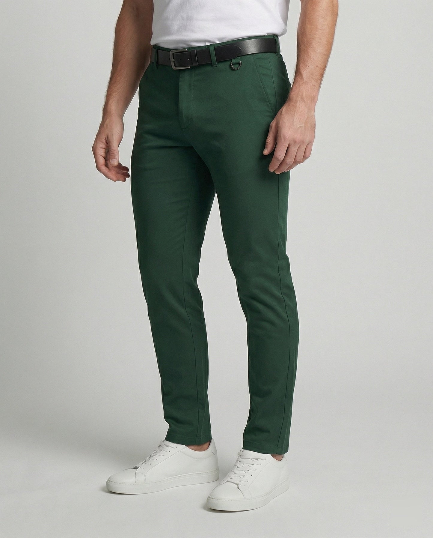 Herren Slim Fit Chinohose Bequem