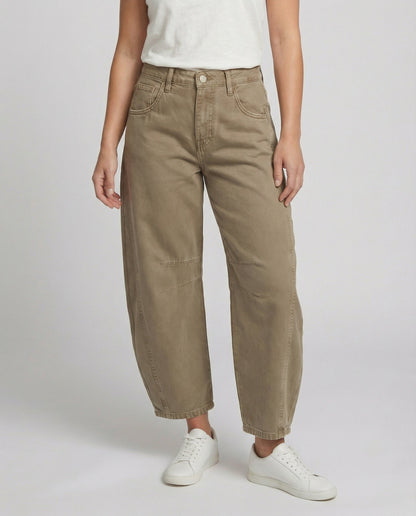 Damen Weitebein Jeans Hose Denim
