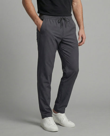 Herren Chinohose Elastisch Tunnelzug