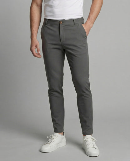 Herren Slim-Fit-Chinohose Elastisch - Norvielle