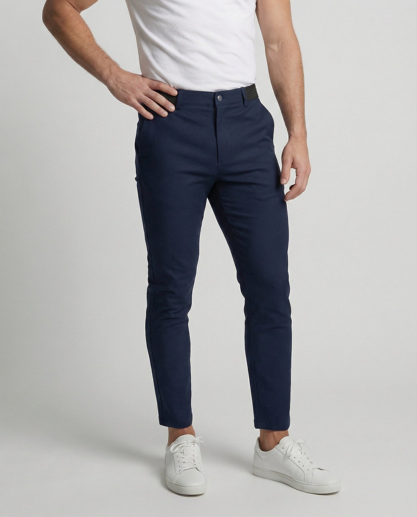 Herren Chino Hose Körpernah Geschnitten Slimfit - Norvielle