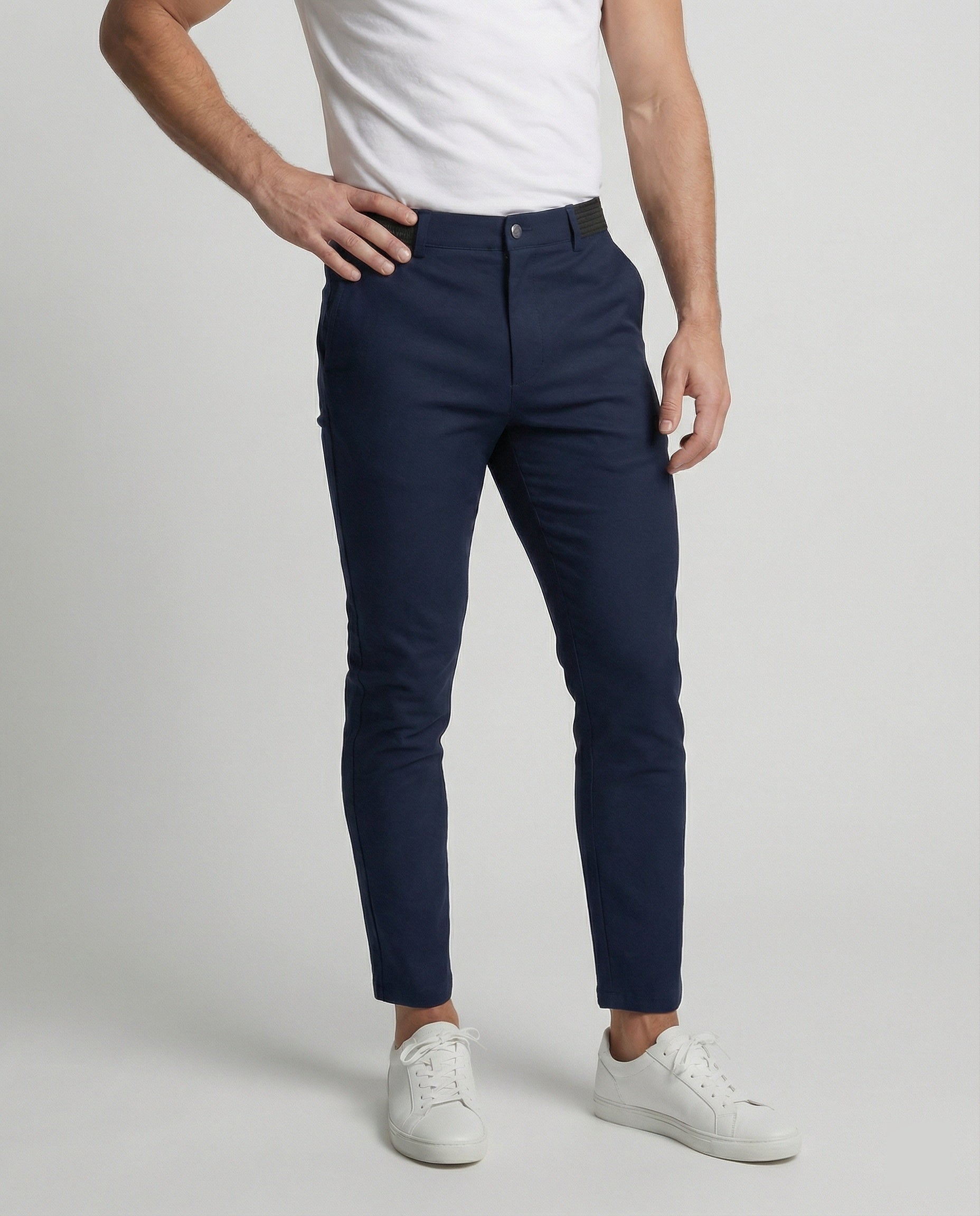Herren Chino Hose Körpernah Geschnitten Slimfit - Norvielle
