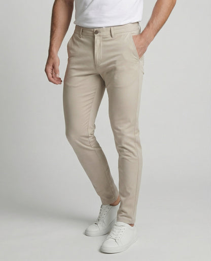 Herren Slimfit Hose Elastikbund